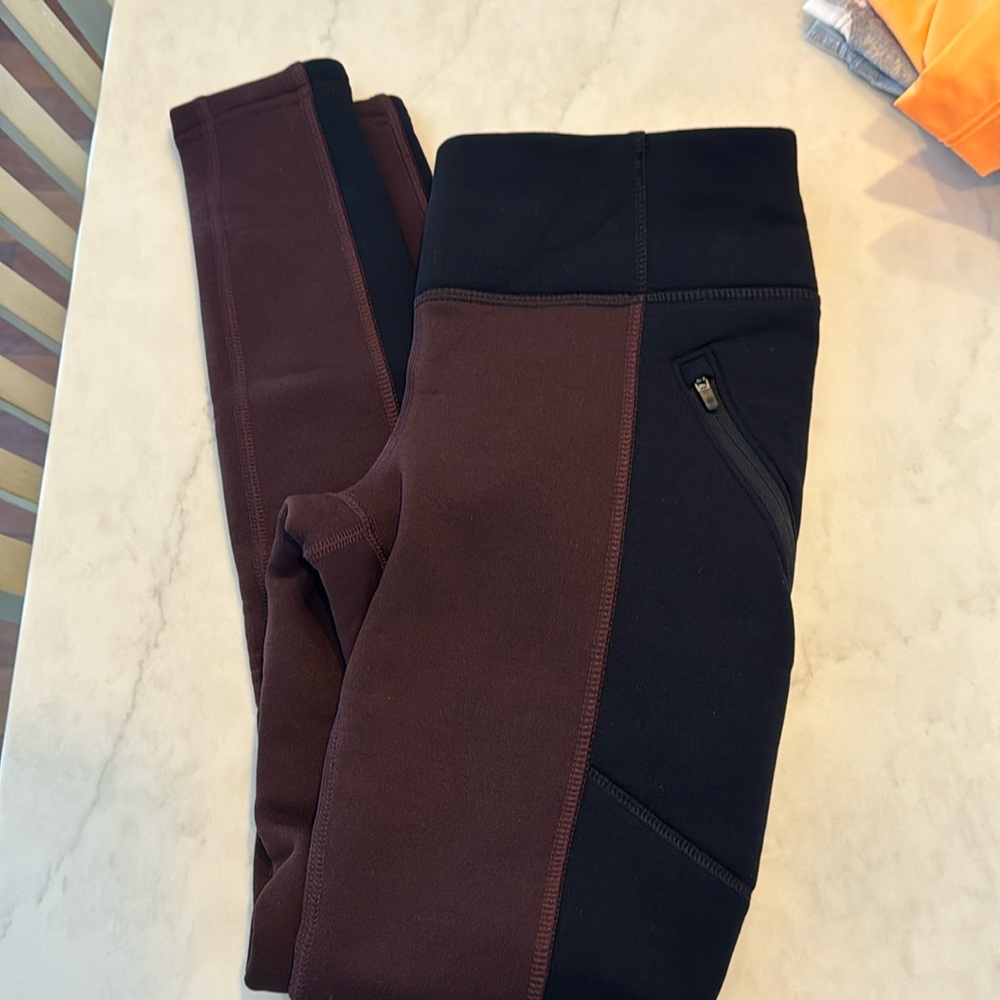 Fleeced lined Athleta leggings